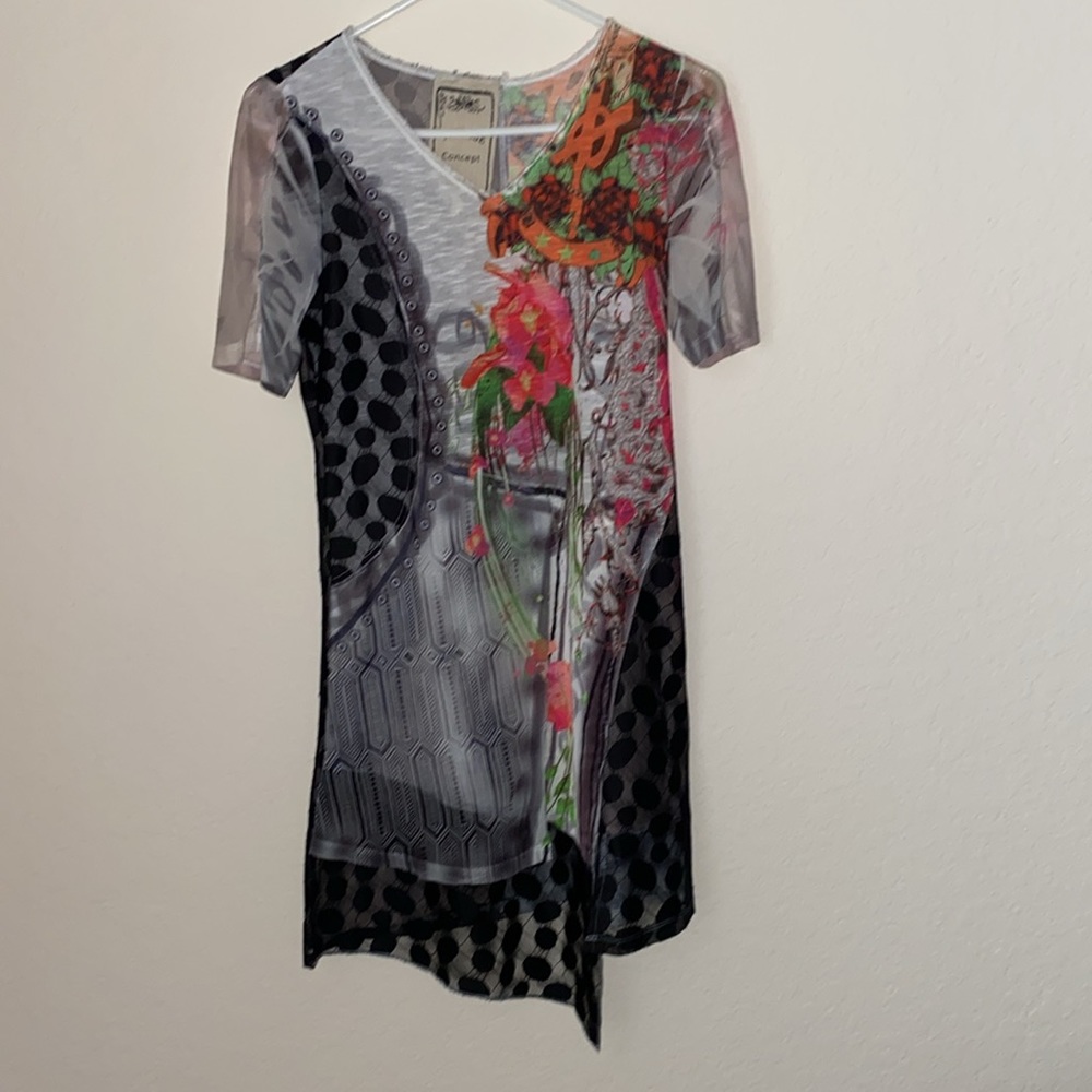 Vintage Concepts Mixed Materials Tunic - Picture 9 of 13